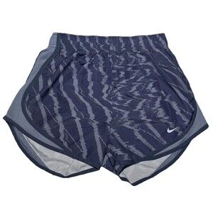 Small Women’s Nike Lined Shorts Zebra Blue Dri Fit Running Workout Athletic